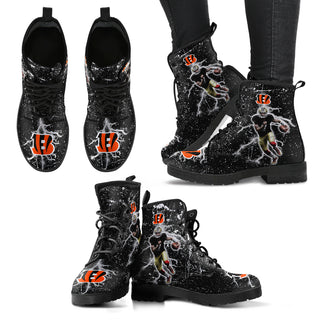 Player Running Inspring Fast Cincinnati Bengals Boots