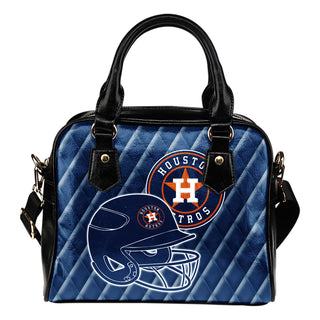 Couple Helmet Enchanting Logo Houston Astros Shoulder Handbags