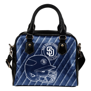 Couple Helmet Enchanting Logo San Diego Padres Shoulder Handbags