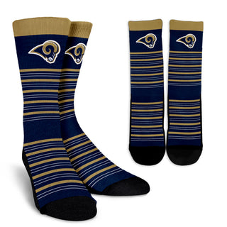Amazing Circle Charming Los Angeles Rams Crew Socks
