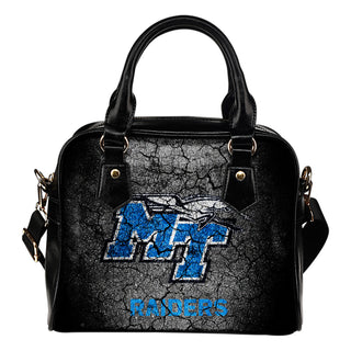 Wall Break Middle Tennessee Blue Raiders Shoulder Handbags Women Purse