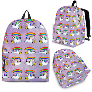 Reading Book Unicorn Backpacks