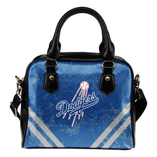Couple Curves Light Good Logo Los Angeles Dodgers Shoulder Handbags