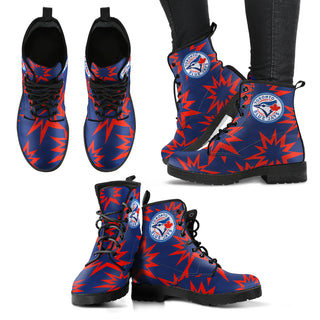 Dizzy Motion Amazing Designs Logo Toronto Blue Jays Boots
