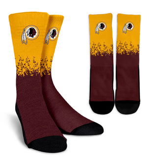 Exquisite Fabulous Pattern Little Pieces Washington Redskins Crew Socks