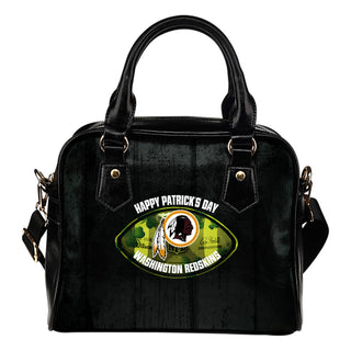 Retro Scene Lovely Shining Patrick's Day Washington Redskins Shoulder Handbags