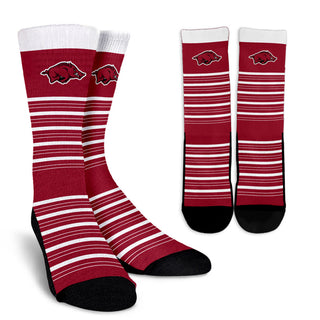 Amazing Circle Charming Arkansas Razorbacks Crew Socks
