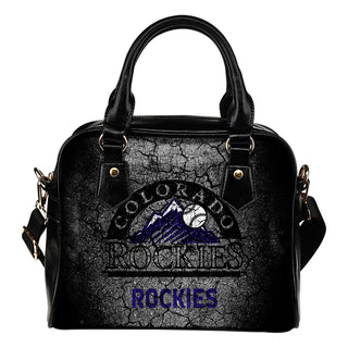 Wall Break Colorado Rockies Shoulder Handbags Women Purse