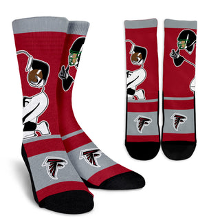 Talent Player Fast Cool Air Comfortable Atlanta Falcons Socks