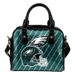 Couple Helmet Enchanting Logo Philadelphia Eagles Shoulder Handbags