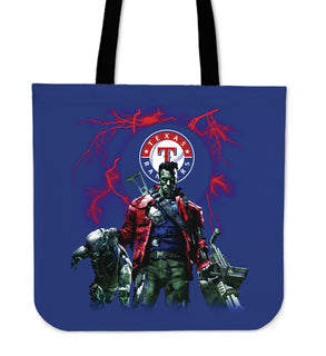 Texas Rangers Guns Tote Bag - Best Funny Store