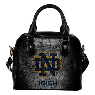 Wall Break Notre Dame Fighting Irish Shoulder Handbags Women Purse