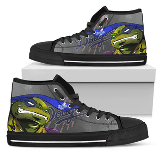 Turtle Los Angeles Dodgers Ninja High Top Shoes