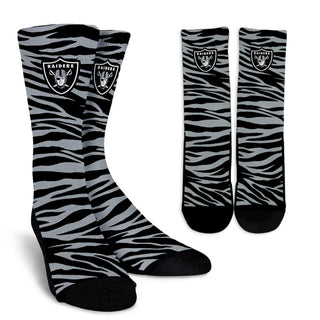 Camo Background Good Superior Charming Oakland Raiders Socks