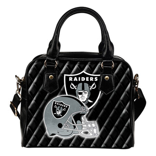 Couple Helmet Enchanting Logo Oakland Raiders Shoulder Handbags