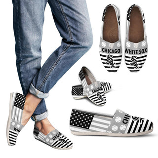 American Flag Chicago White Sox Casual Shoes