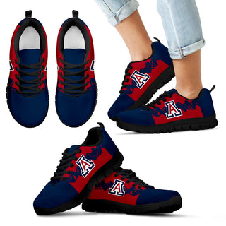 Doodle Line Amazing Arizona Wildcats Sneakers V1