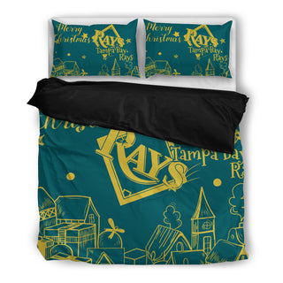 Nice Present Comfortable Christmas Tampa Bay Rays Bedding Sets