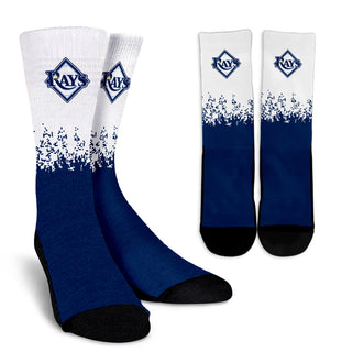 Exquisite Fabulous Pattern Little Pieces Tampa Bay Rays Crew Socks