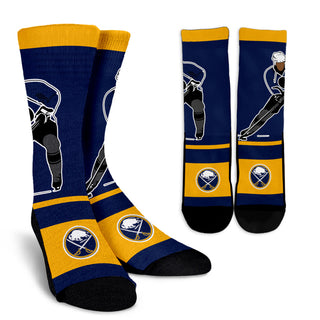 Talent Player Fast Cool Air Comfortable Buffalo Sabres Socks