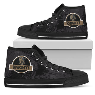 Jurassic Park Vegas Golden Knights High Top Shoes