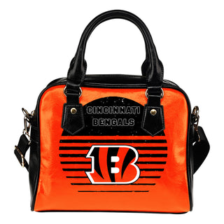 Back Fashion Round Charming Cincinnati Bengals Shoulder Handbags