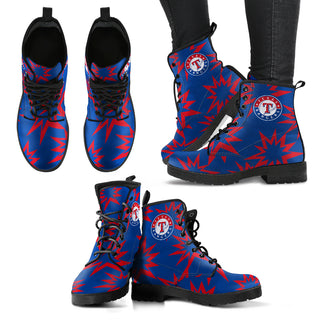 Dizzy Motion Amazing Designs Logo Texas Rangers Boots
