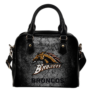 Wall Break Western Michigan Broncos Shoulder Handbags Women Purse