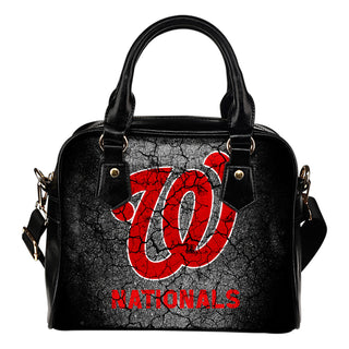 Wall Break Washington Nationals Shoulder Handbags Women Purse