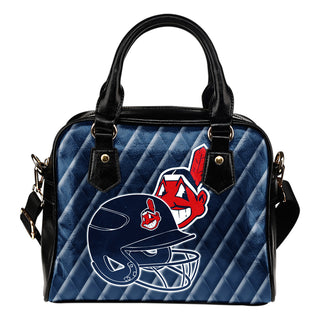 Couple Helmet Enchanting Logo Cleveland Indians Shoulder Handbags