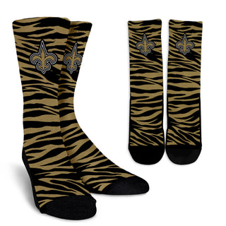 Camo Background Good Superior Charming New Orleans Saints Socks