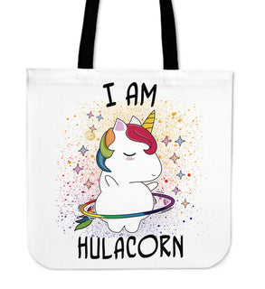 I Am Hulacorn Unicorn Tote Bags
