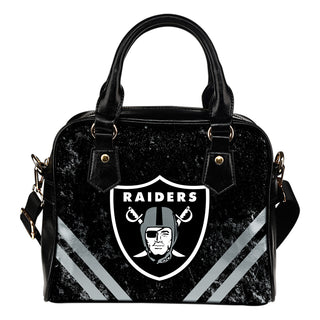 Couple Curves Light Good Logo Oakland Raiders Shoulder Handbags