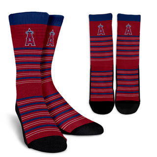 Amazing Circle Charming Los Angeles Angels Crew Socks