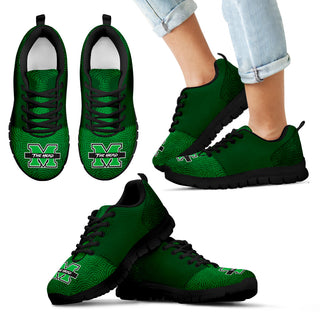 Seamless Line Magical Wave Beautiful Marshall Thundering Herd Sneakers