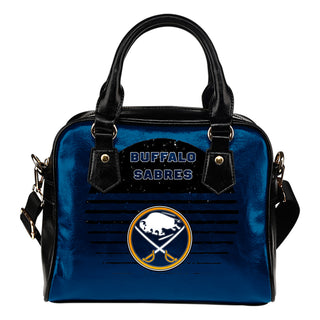 Back Fashion Round Charming Buffalo Sabres Shoulder Handbags