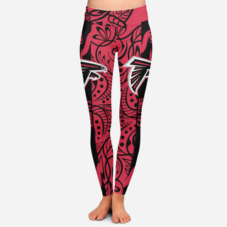 Curly Line Charming Daily Fashion Atlanta Falcons Leggings