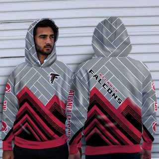 Black Cross Line Atlanta Falcons Hoodie