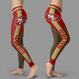 New Fashion Gorgeous Fitting Fabulous San Francisco 49ers Leggings