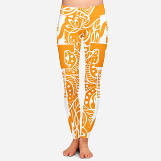 Curly Line Charming Daily Fashion Tennessee Volunteers Leggings