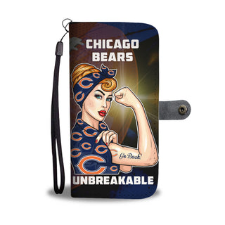 Beautiful Girl Unbreakable Go Chicago Bears Wallet Phone Case