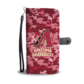 Camo Pattern Arizona Diamondbacks Wallet Phone Cases