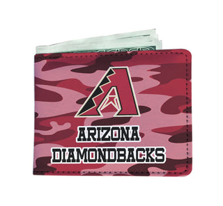 Camo Pattern Arizona Diamondbacks Mens Wallets
