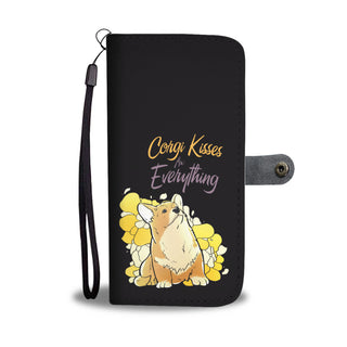 Corgi Kisses Fix Everything Wallet Phone Cases