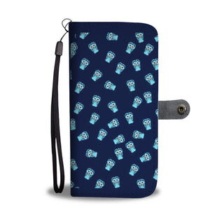 Footprint Owl Wallet Phone Cases