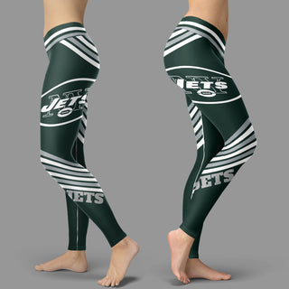 Straight Cute Beautiful Attractive New York Jets Leggings