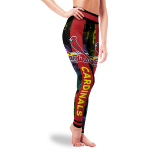 Mysterious Smoke Colors St. Louis Cardinals Leggings