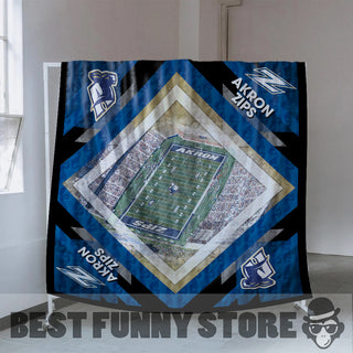 Pro Akron Zips Stadium Quilt For Fan