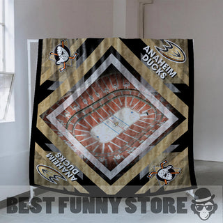Pro Anaheim Ducks Stadium Quilt For Fan