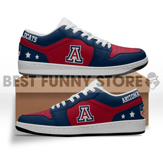 Gorgeous Simple Logo Arizona Wildcats Low Jordan Shoes